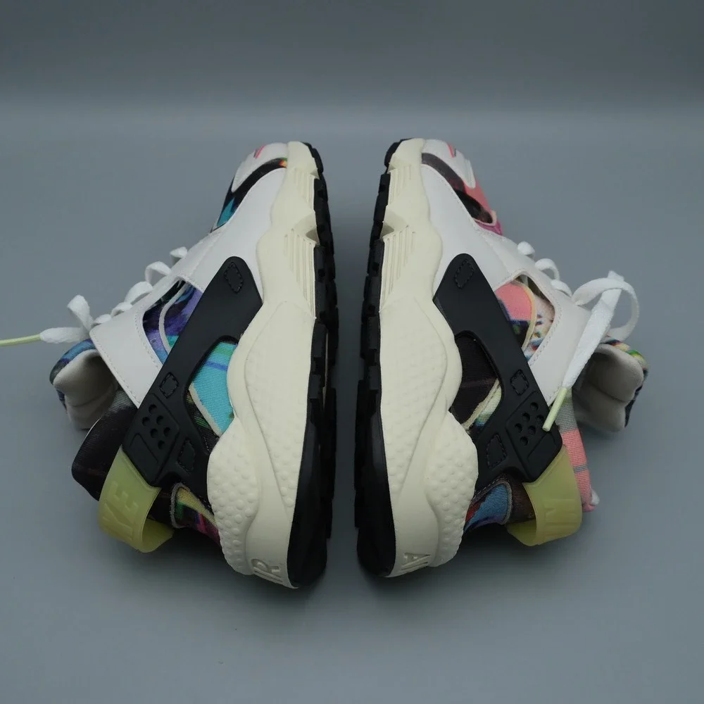 Nike Air Huarache Women Multi Glitch Print Streetwear Sneaker 8 DX3264-902